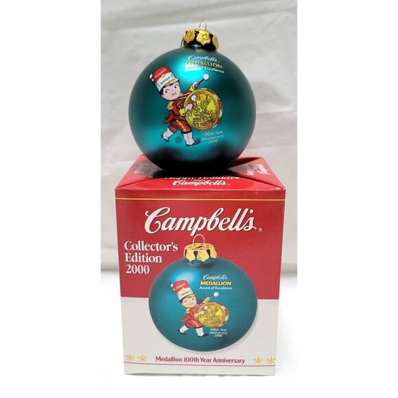 2000 Campbells Soup Kids Collectors Edition - Christmas Ornament Decoration Ball - Picture 2 of 12